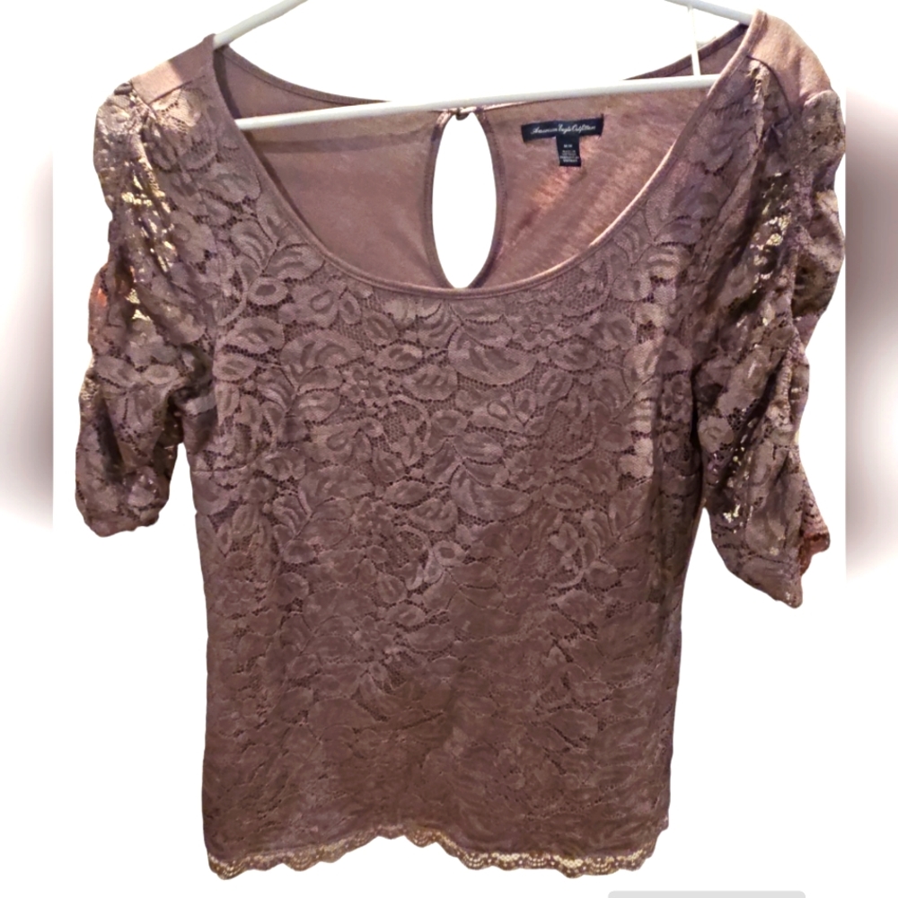 Womens American Eagle lace top